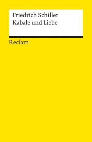 Kabale und Liebe von Friedrich Schiller, Taschenbuch