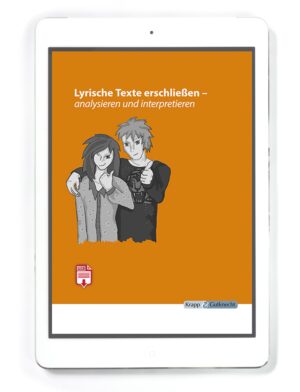Lyrische Texte erschließen – analysieren und interpretieren – Lehrerheft PDF – Einzellizenz