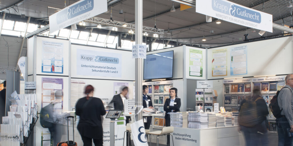 Messestand Krapp & Gutknecht Verlag didacta 2023 Stuttgart