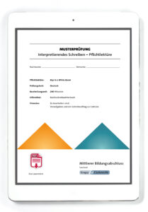 Musterprüfung: Boy in a White Room – Mittlerer Bildungsabschluss – Saarland – PDF