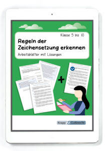 Regeln der Zeichensetzung erkennen – Klasse 5 bis 10 – PDF