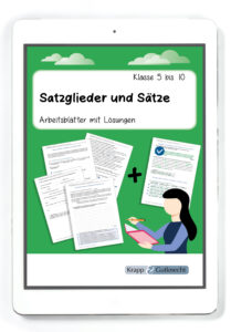Satzglieder und Sätze – Klasse 5 bis 10 – PDF