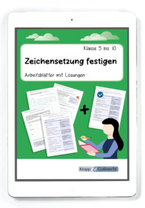 Zeichensetzung festigen – Klasse 5 bis 10 – PDF