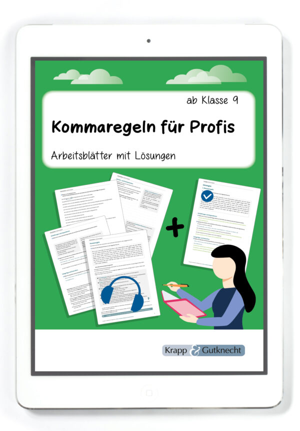Titel PDF Kommaregeln für Profis Krapp und Gutknecht