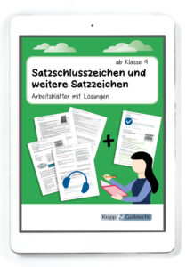 Satzschlusszeichen und weitere Satzzeichen – ab Klasse 9 – PDF