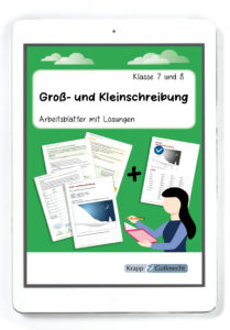 Groß- und Kleinschreibung – Arbeitsblätter mit Lösungen