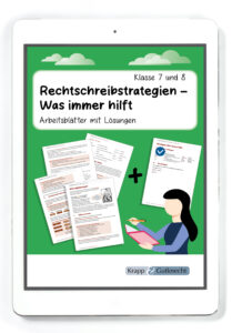 Rechtschreibstrategien – Was immer hilft – Arbeitsblätter mit Lösungen