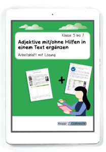 Adjektive: Verwendungsregel für die Vergleichspartikeln formulieren – Klasse 5 bis 7 – PDF