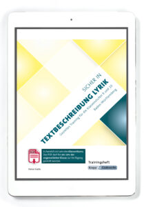 Sicher in Textbeschreibung Lyrik – Baden-Württemberg – Trainingsheft PDF – Klassenlizenz