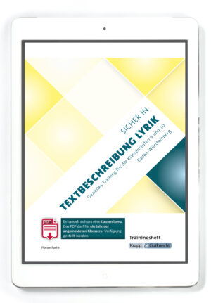 Sicher in Textbeschreibung Lyrik – Baden-Württemberg – Trainingsheft PDF – Klassenlizenz