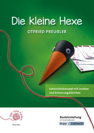 Der rote Faden: Die kleine Hexe – Bastelanleitung