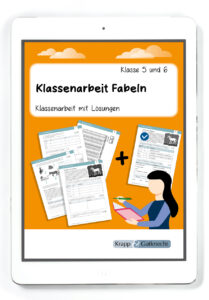 Klassenarbeit Fabeln – Lernzielkontrolle mit Lösungen – PDF