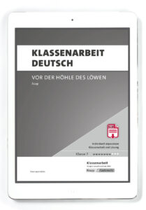 Klassenarbeit Deutsch – Vor der Höhle des Löwen – Äsop – PDF