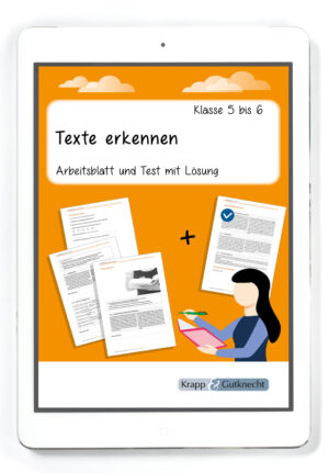 Texte erkennen – Klasse 5 und 6 – PDF