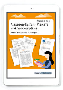 Klassenarbeiten, Plakate und Wochenpläne – Klasse 5 und 6 – PDF
