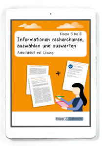 Informationen recherchieren, auswählen und auswerten – Klasse 5 und 6 – PDF