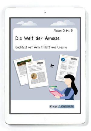 Sachtext: Die Welt der Ameise – Klasse 5 und 6 – PDF