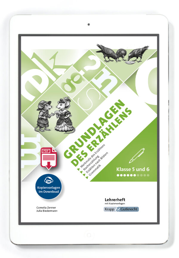 Cover PDF – Grundlagen des Erzählens – Krapp & Gutknecht Verlag